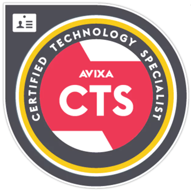 Avixa CTS Certified technology specialist