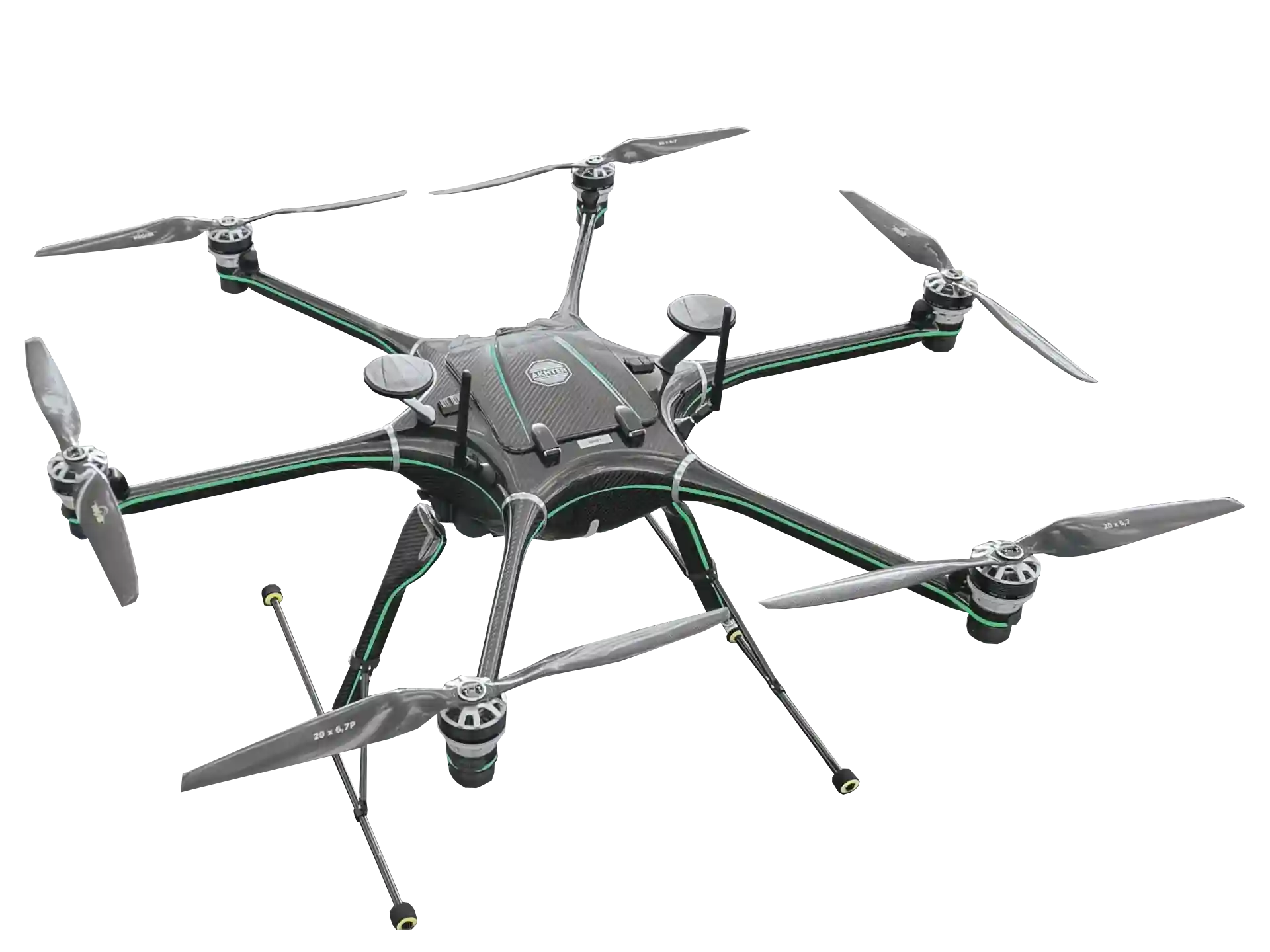 dm hx gen 2 drone landed